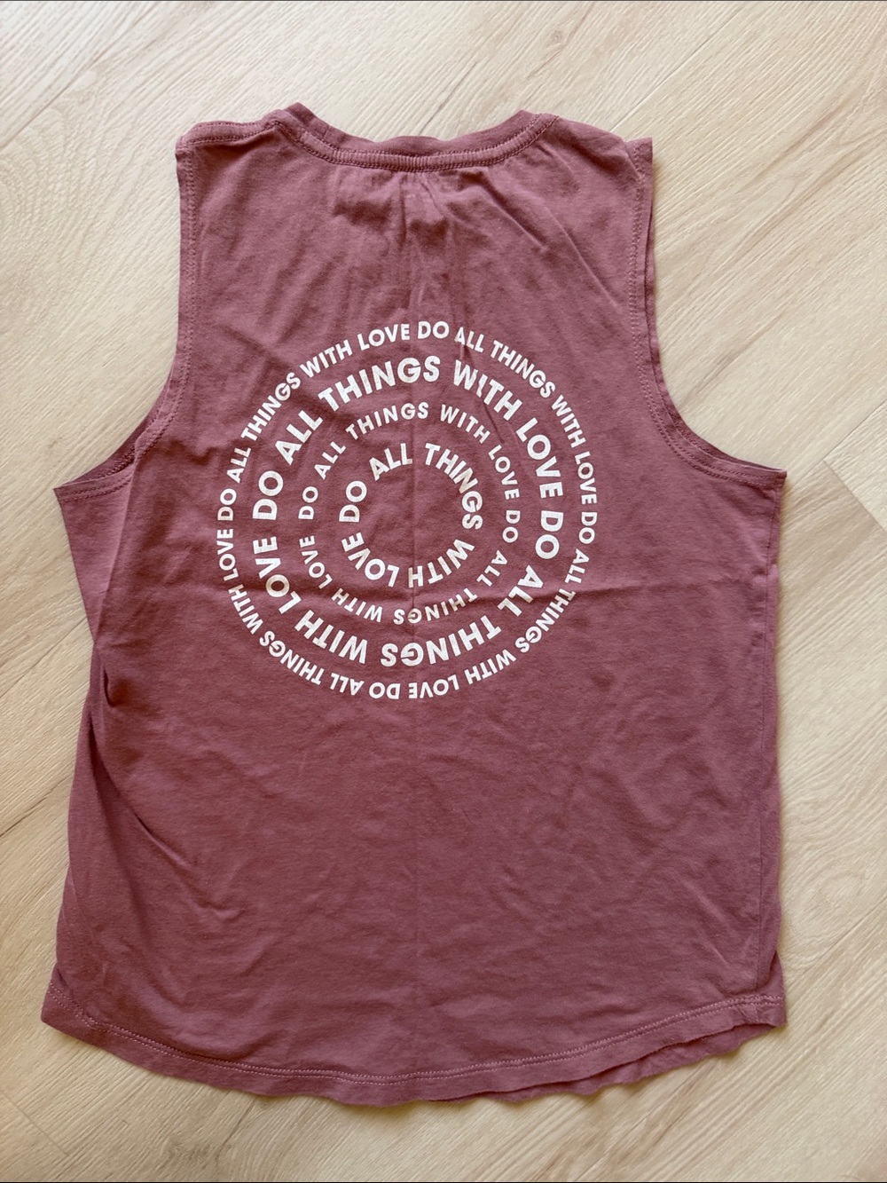 Spiritual Gangster Dusty Rose Muscle Tank - Picture 4 of 4